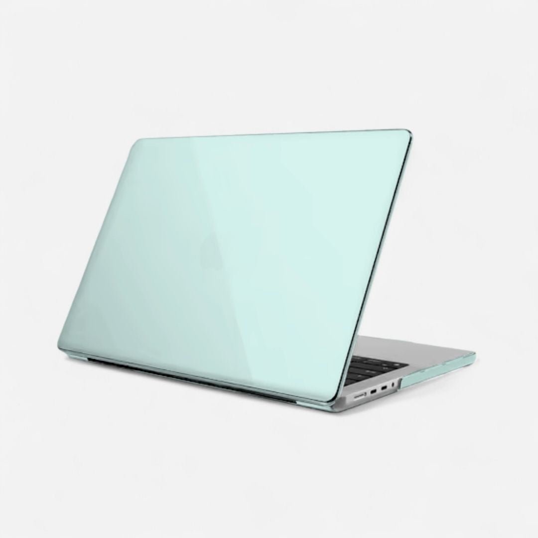 LYS Stoßfestes MacBook Bumper Case mit Kantenschutz - Laptophüllen - Crystal Green - Kuratist