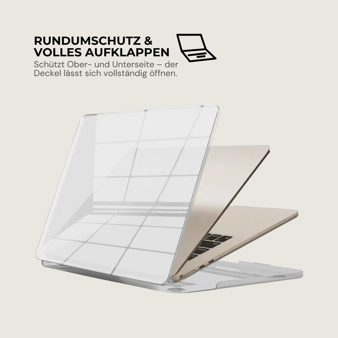 LYS Stoßfestes MacBook Bumper Case mit Kantenschutz - Laptophüllen - Matte Translucent - Kuratist