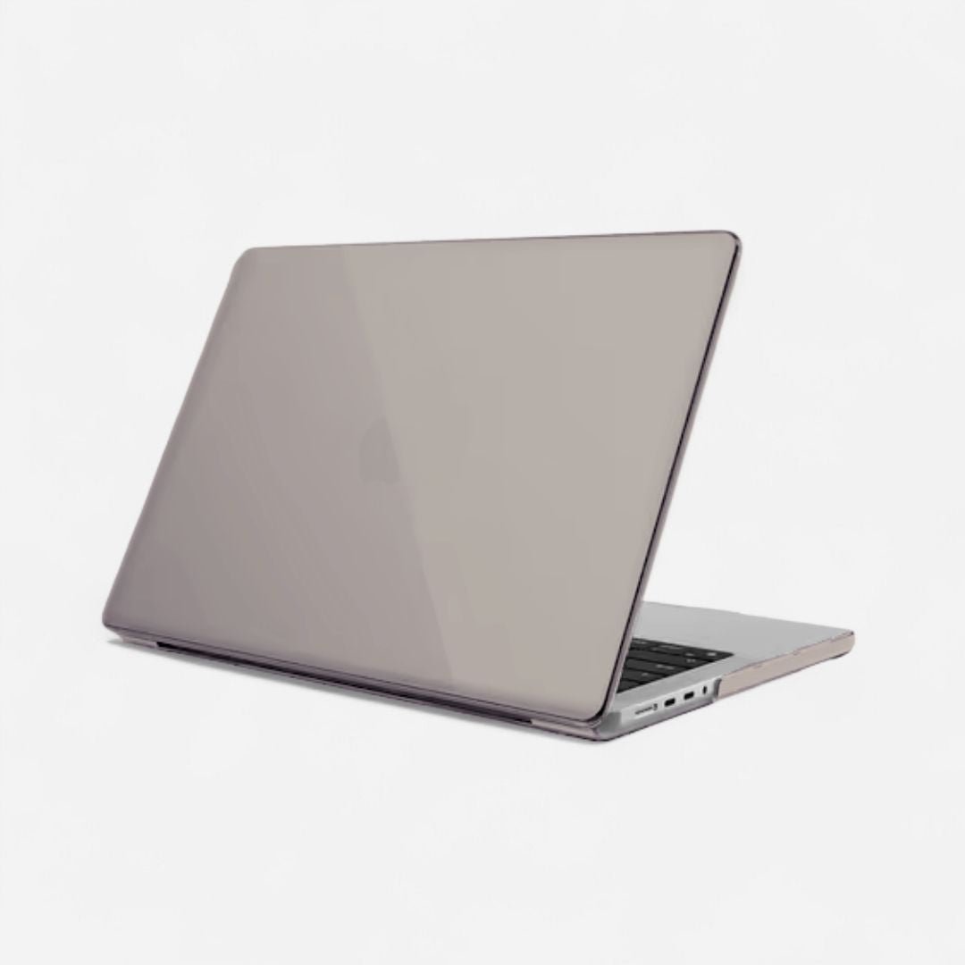 LYS Stoßfestes MacBook Bumper Case mit Kantenschutz - Laptophüllen - Crystal Grey - Kuratist
