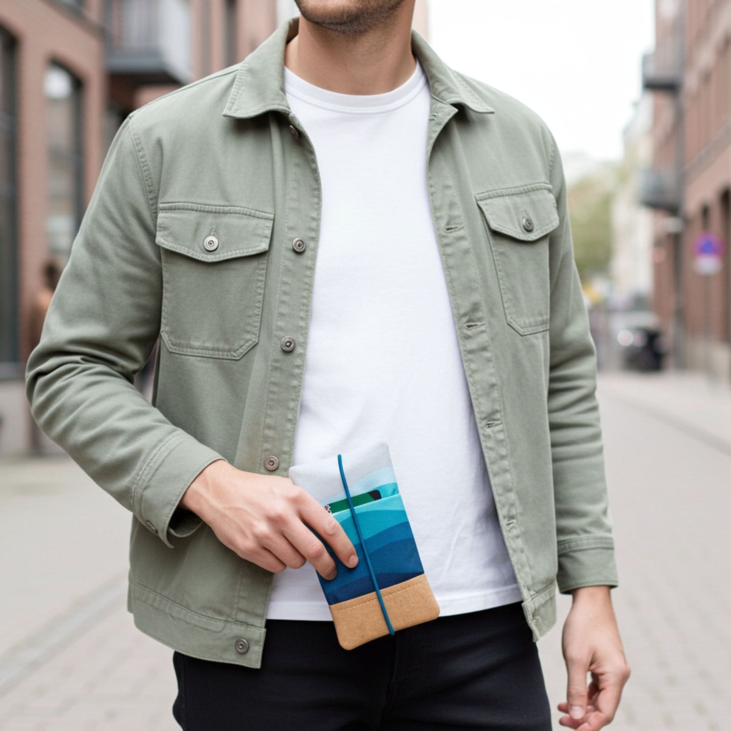 MOIN Handytasche - Handytaschen - Deep Sea Paper - Kuratist