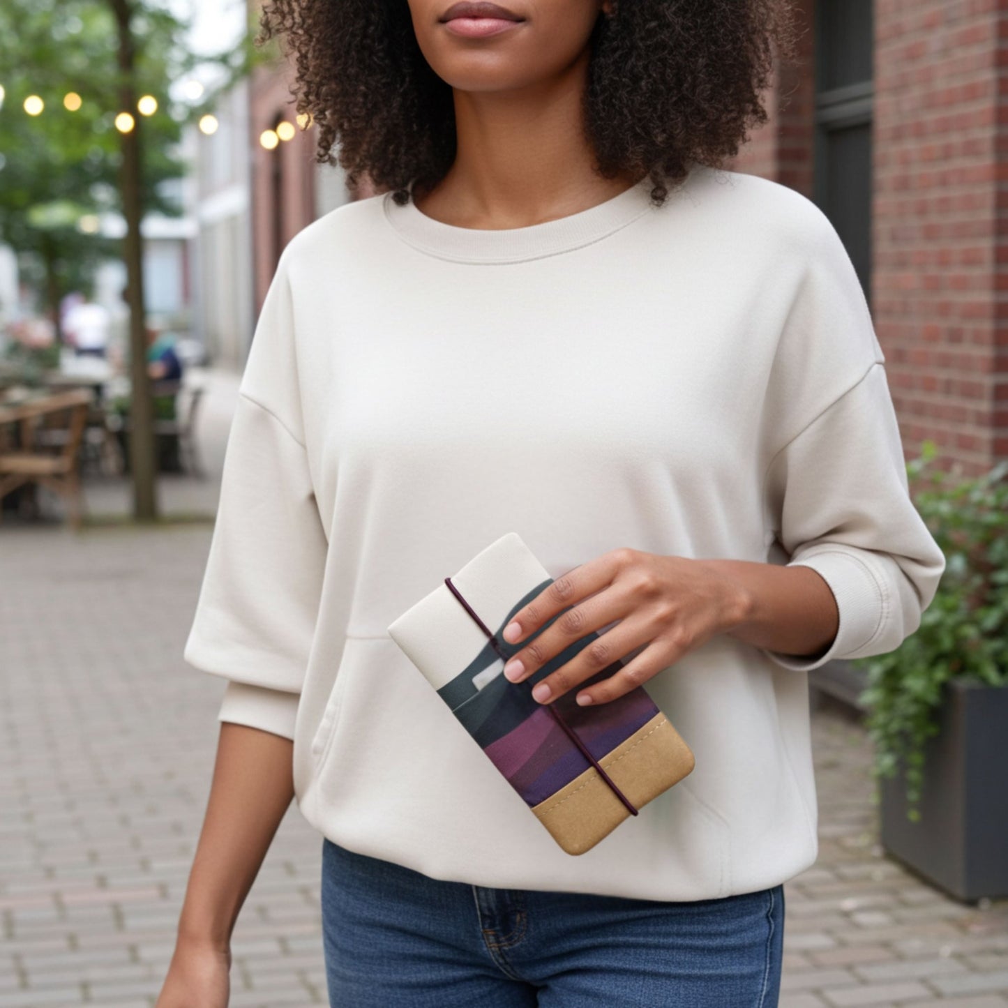 MOIN Handytasche - Handytaschen - Midnight Tide Paper - Kuratist