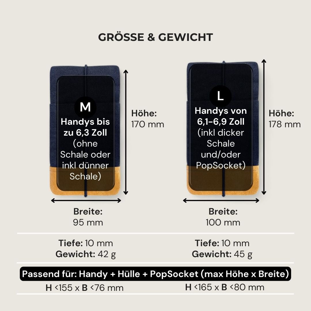 MOIN Handytasche - Handytaschen - Black Paper - Kuratist