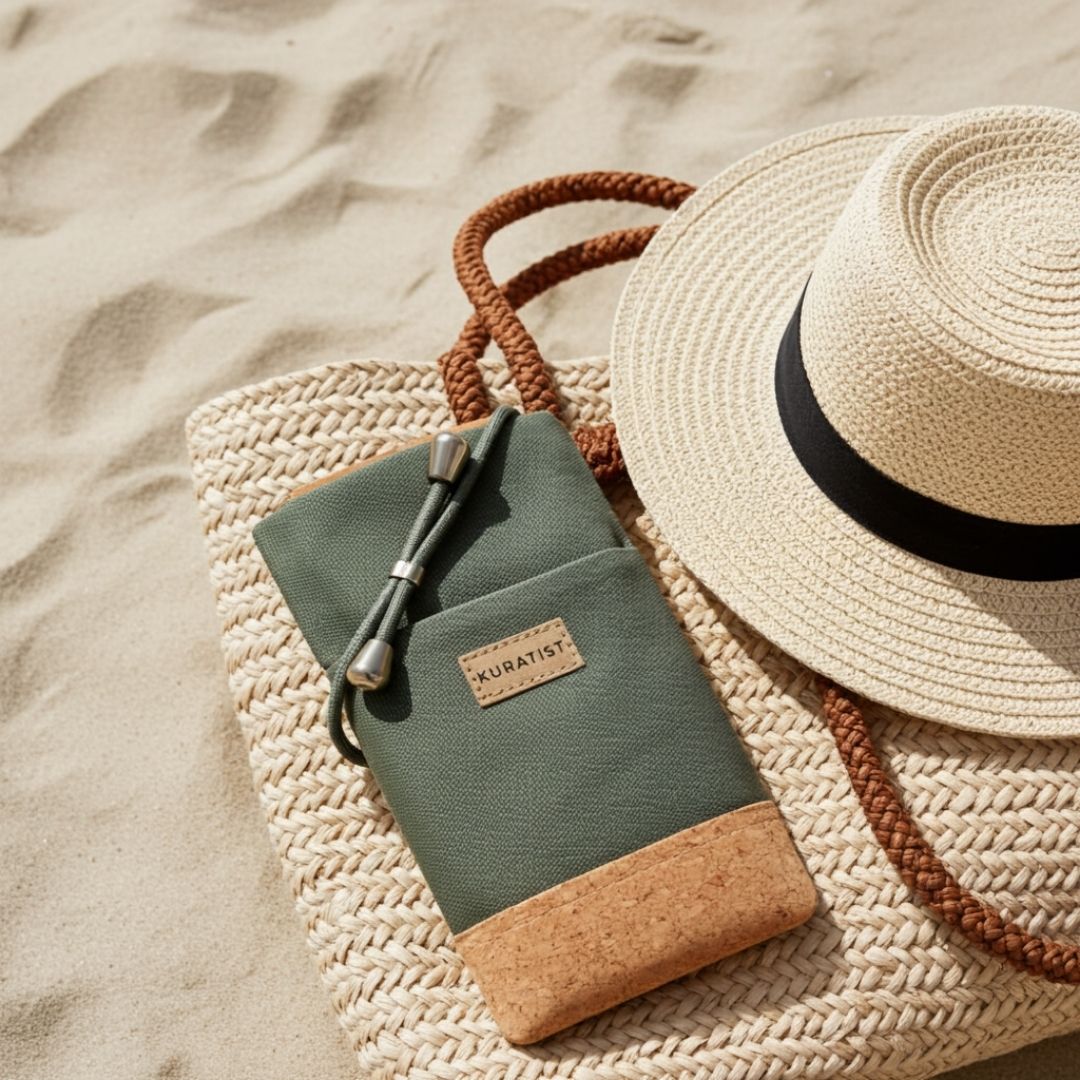 NELA Handytasche zum Umhängen - Handytasche zum Umhängen - Pine Cork - Kuratist