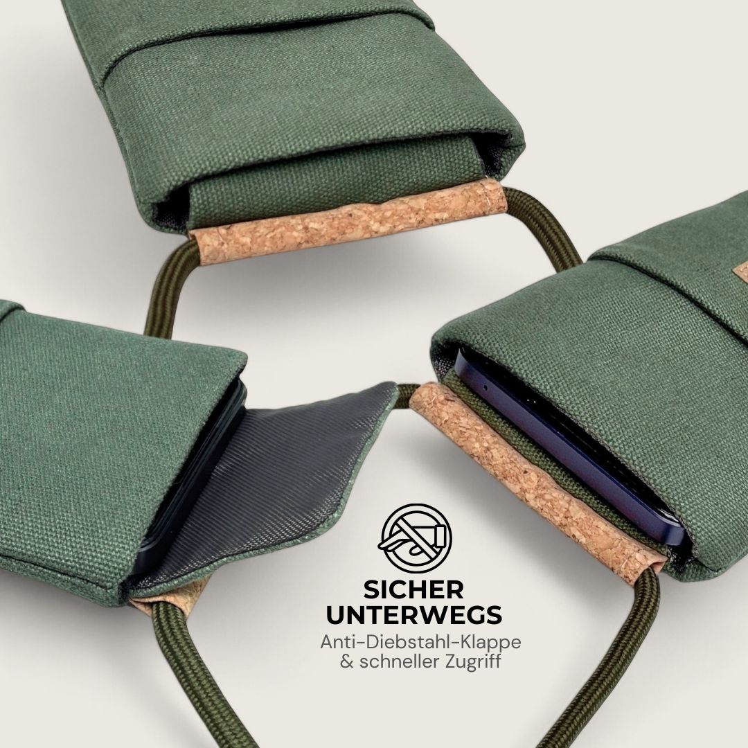NELA Handytasche zum Umhängen - Handytasche zum Umhängen - Pine Cork - Kuratist