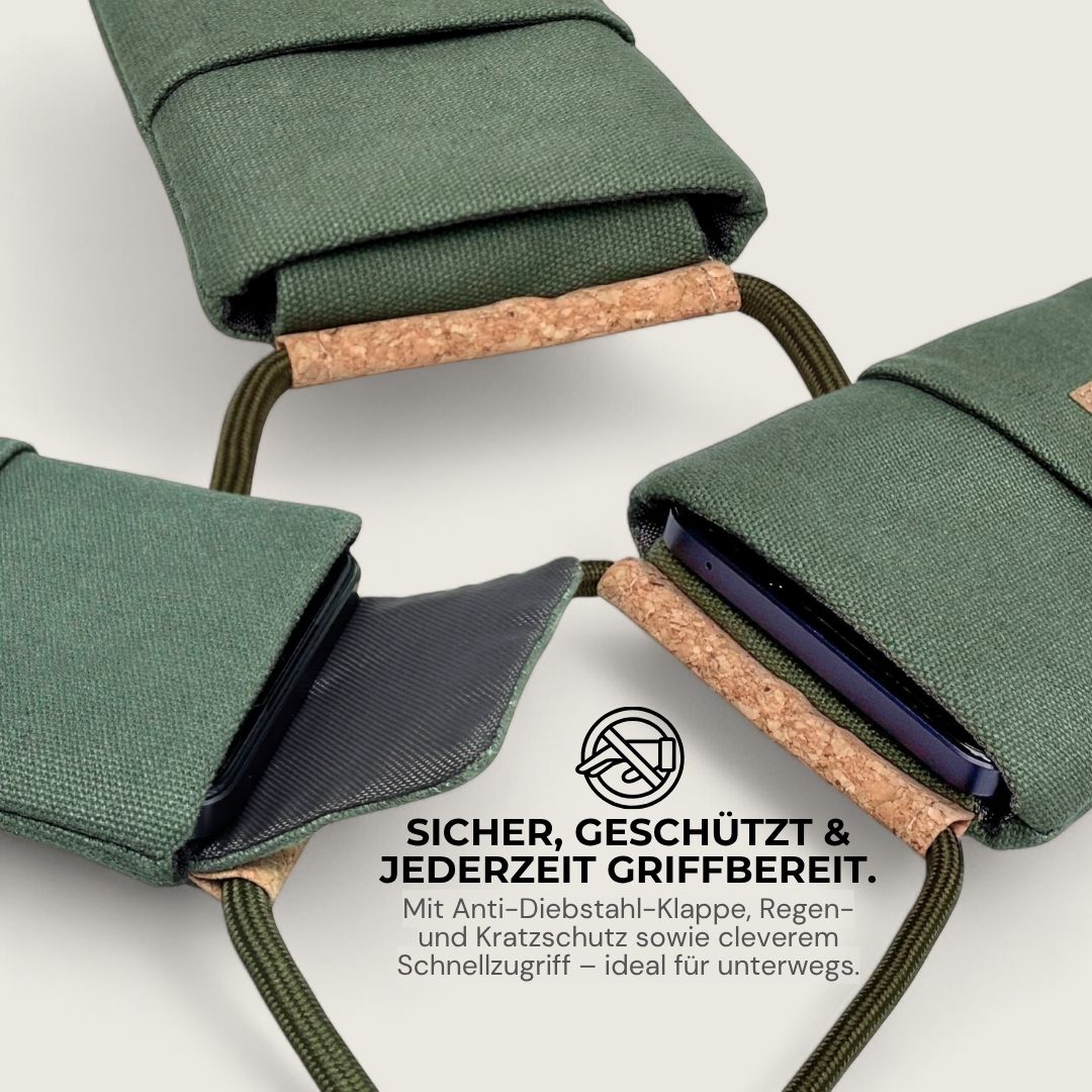 NELA Handytasche zum Umhängen - Handytasche zum Umhängen - Pine Cork - Kuratist