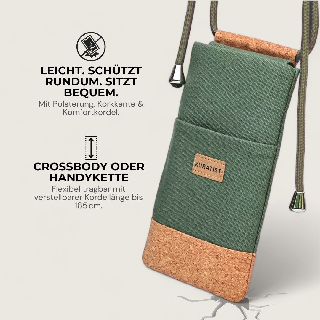 NELA Handytasche zum Umhängen - Handytasche zum Umhängen - Pine Cork - Kuratist