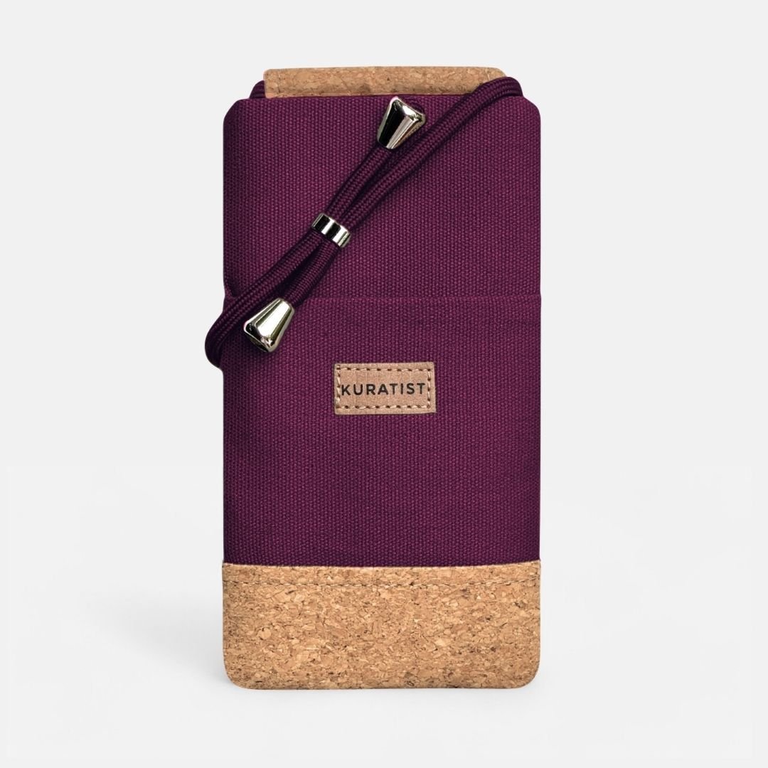 NELA Handytasche zum Umhängen - Handytasche zum Umhängen - Berry Cork - Kuratist