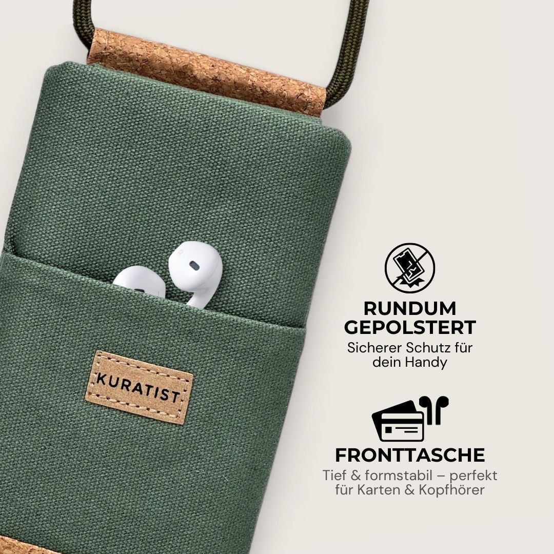 NELA Handytasche zum Umhängen - Handytasche zum Umhängen - Pine Cork - Kuratist