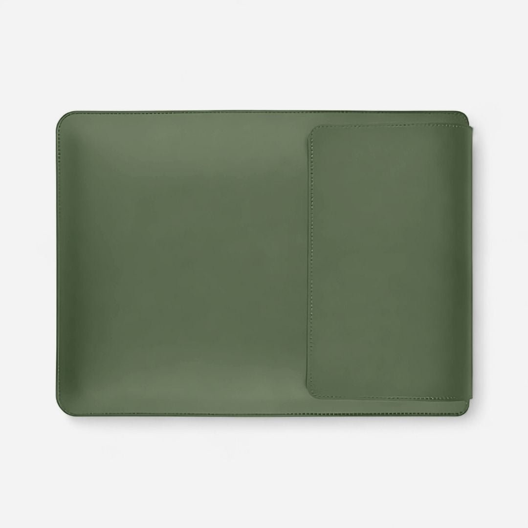 NORA – Ultraflache Hülle für MacBook & Notebooks - Laptoptaschen - Forest Green - Kuratist