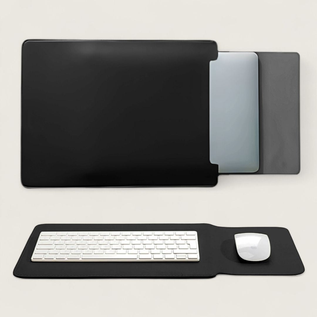 NORA – Ultraflache Hülle für MacBook & Notebooks - Laptoptaschen - Deep Black - Kuratist