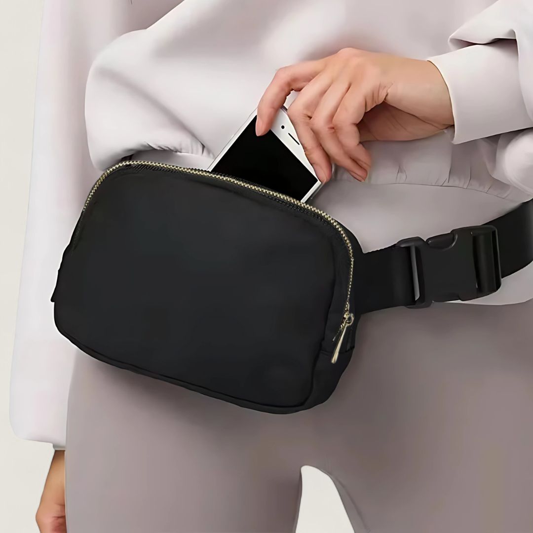 SKA Bauchtasche & Crossbody Tasche – 1,5 L - Bauchtaschen - Deep Black - Kuratist