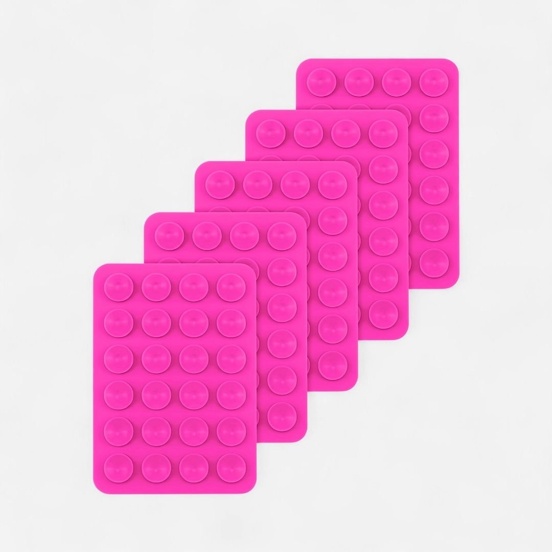 SKINN Sticky Grip Pad 5er - Set - Phone Sticky Grip - Electric Rose - Kuratist