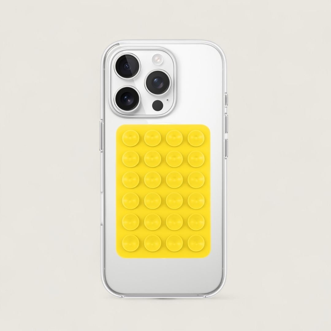 SKINN Sticky Grip Pad 5er - Set - Phone Sticky Grip - Lemon - Kuratist