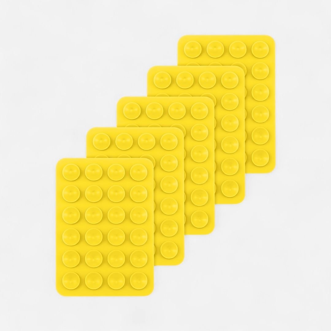 SKINN Sticky Grip Pad 5er - Set - Phone Sticky Grip - Lemon - Kuratist