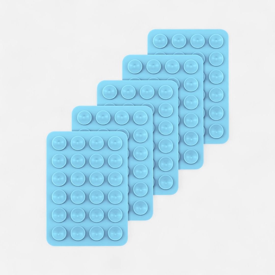 SKINN Sticky Grip Pad 5er - Set - Phone Sticky Grip - Sky Blue - Kuratist