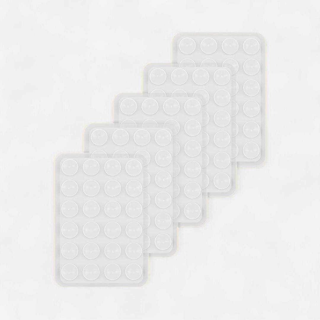 SKINN Sticky Grip Pad 5er - Set - Phone Sticky Grip - Transparent - Kuratist