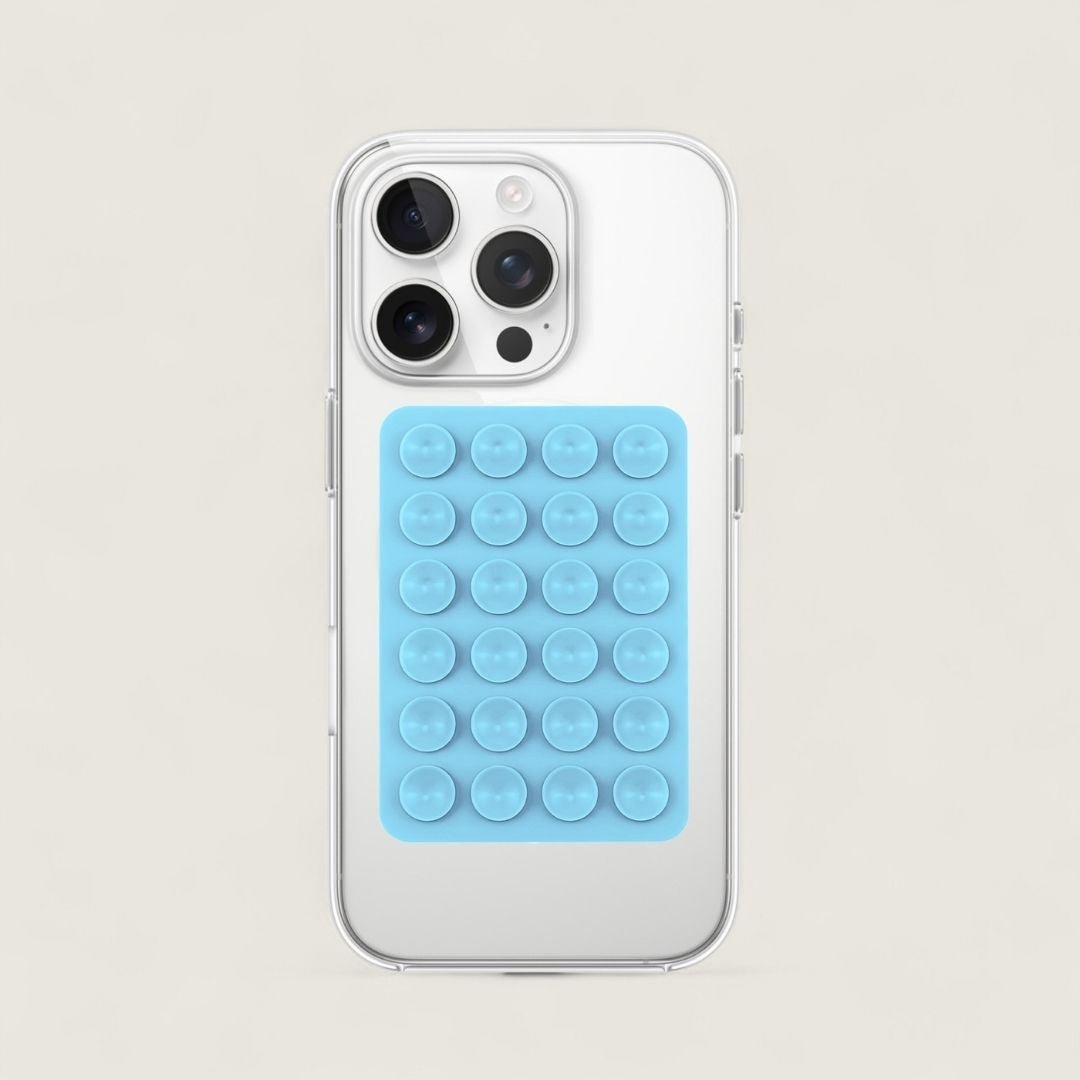 SKINN Sticky Grip Pad 5er - Set - Phone Sticky Grip - Sky Blue - Kuratist