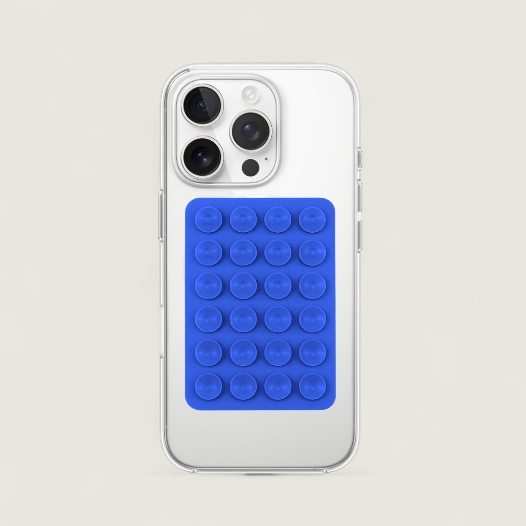 SKINN Sticky Grip Pad 5er - Set - Phone Sticky Grip - Dark Blue - Kuratist