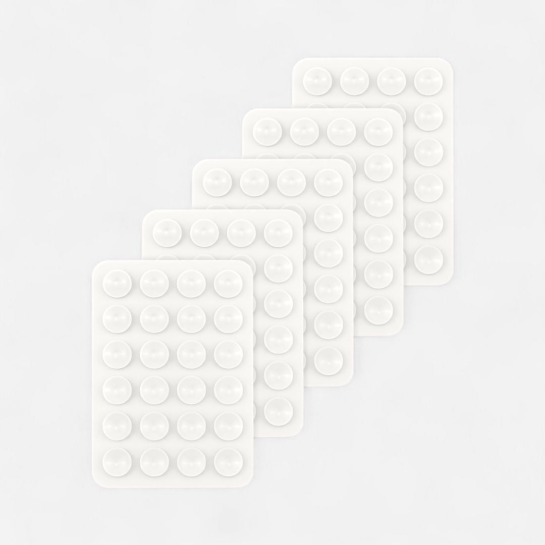 SKINN Sticky Grip Pad 5er - Set - Phone Sticky Grip - White - Kuratist
