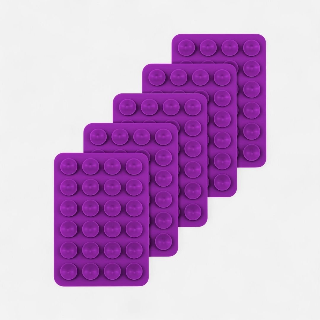 SKINN Sticky Grip Pad 5er - Set - Phone Sticky Grip - Purple - Kuratist