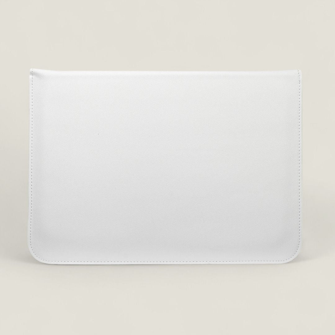 VIKA Flache Laptop - Hülle für MacBook & Notebooks - Laptophüllen - Dove White - Kuratist
