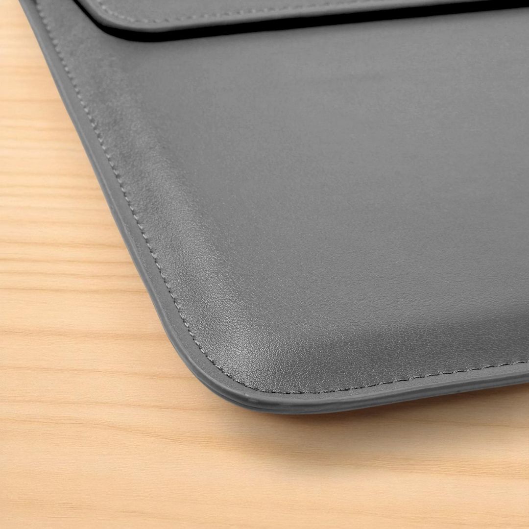 VIKA Flache Laptop - Hülle für MacBook & Notebooks - Laptophüllen - Mountain Gray - Kuratist