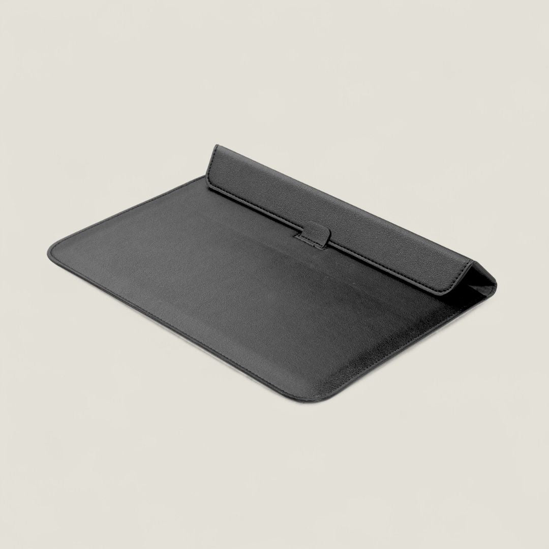 VIKA Flache Laptop - Hülle für MacBook & Notebooks - Laptophüllen - Deep Black - Kuratist