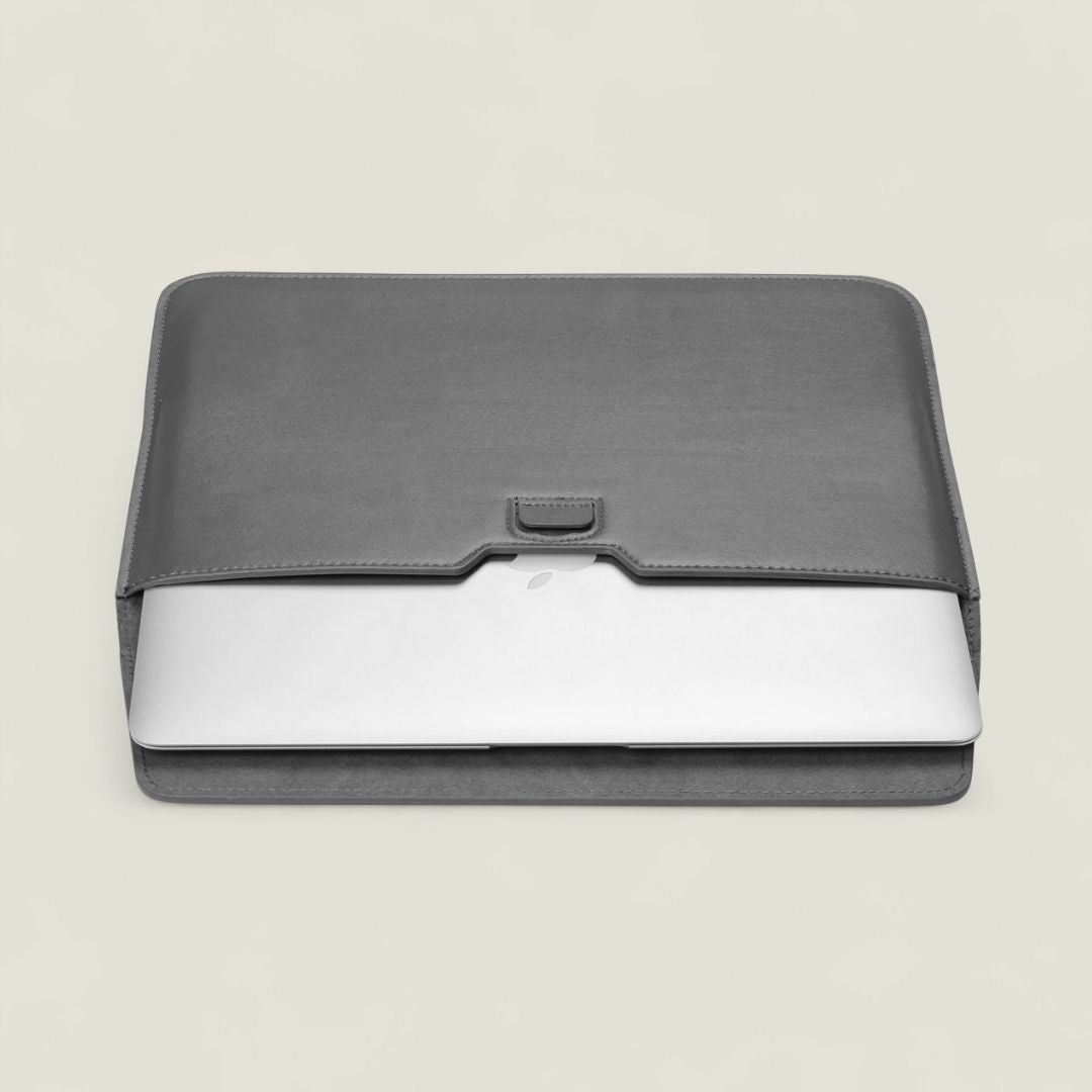 VIKA Flache Laptop - Hülle für MacBook & Notebooks - Laptophüllen - Mountain Gray - Kuratist
