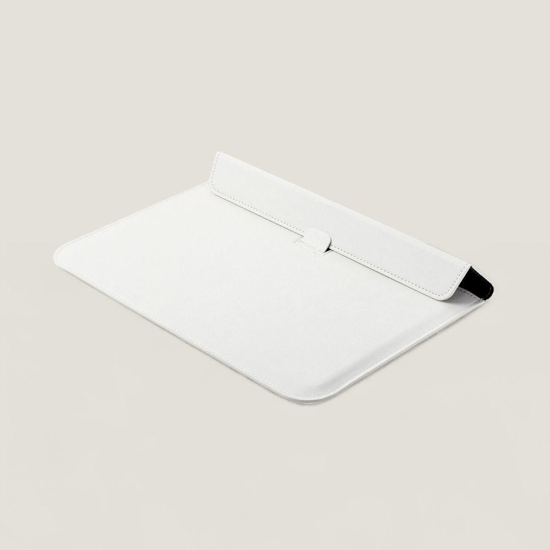 VIKA Flache Laptop - Hülle für MacBook & Notebooks - Laptophüllen - Dove White - Kuratist