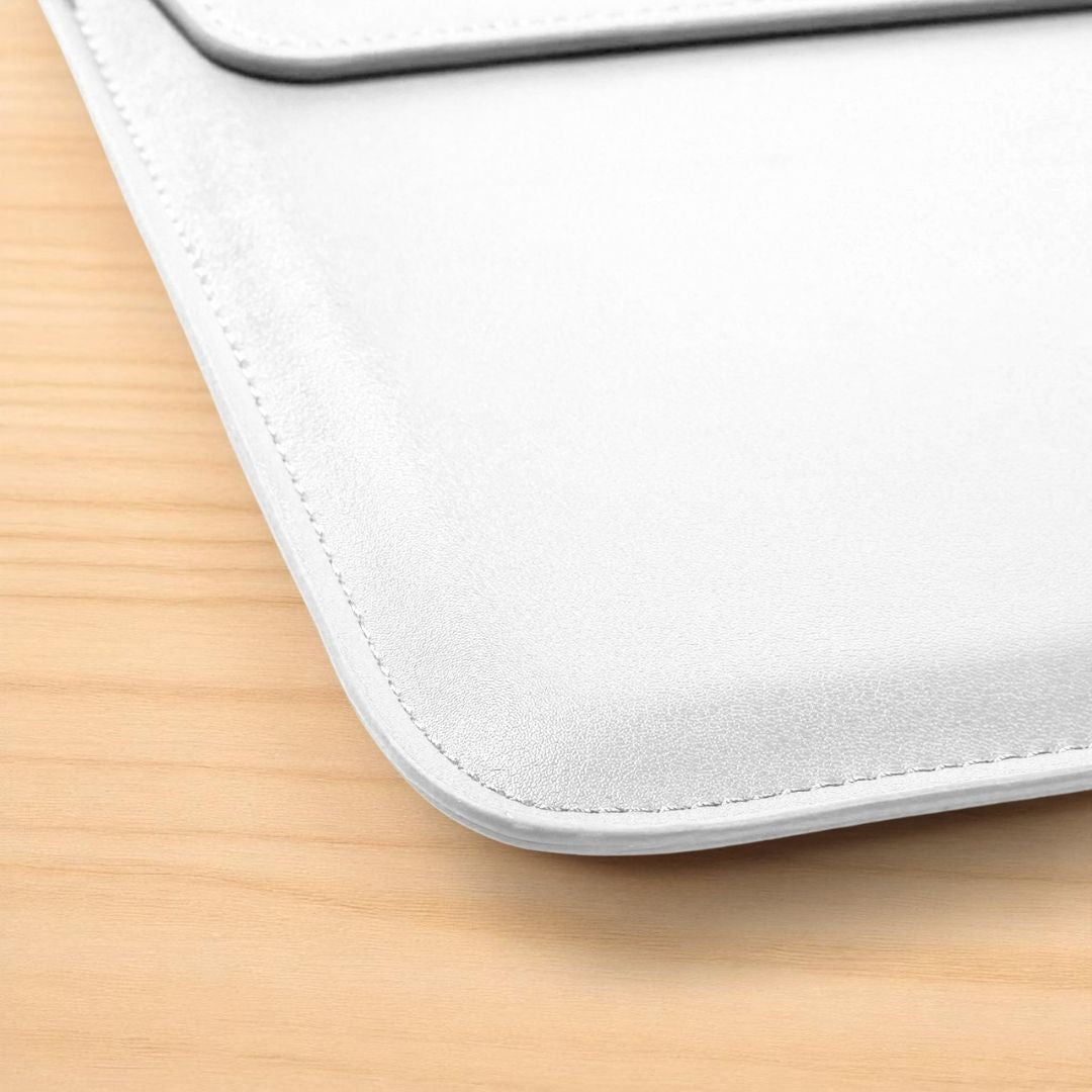 VIKA Flache Laptop - Hülle für MacBook & Notebooks - Laptophüllen - Dove White - Kuratist
