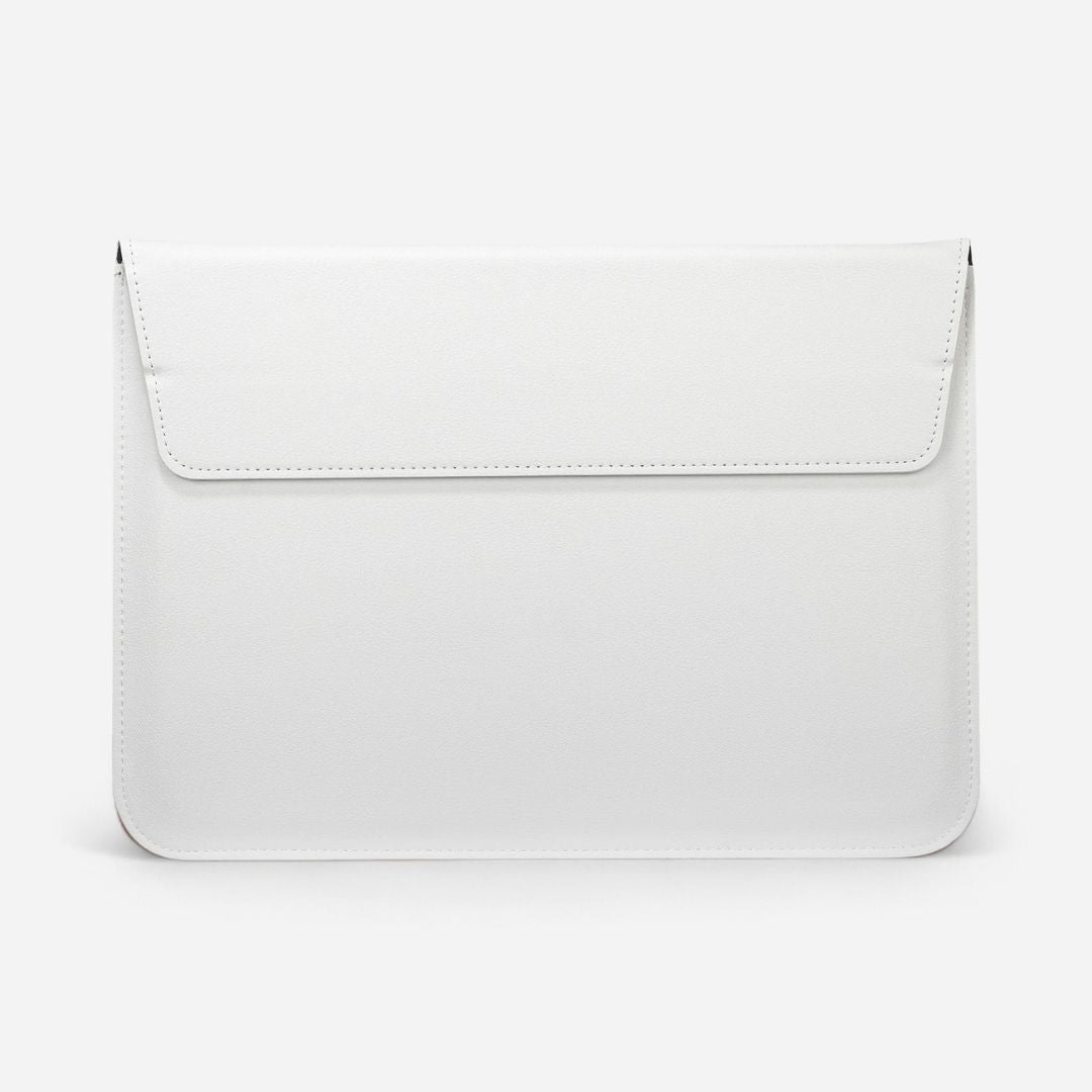 VIKA Flache Laptop - Hülle für MacBook & Notebooks - Laptophüllen - Dove White - Kuratist