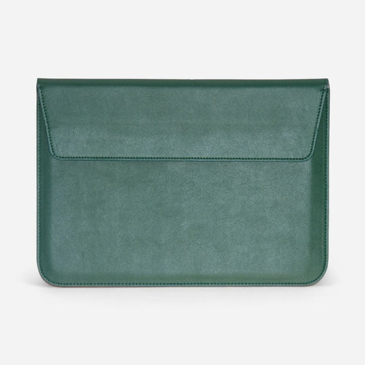 VIKA Flache Laptop - Hülle für MacBook & Notebooks - Laptophüllen - Forest Green - Kuratist