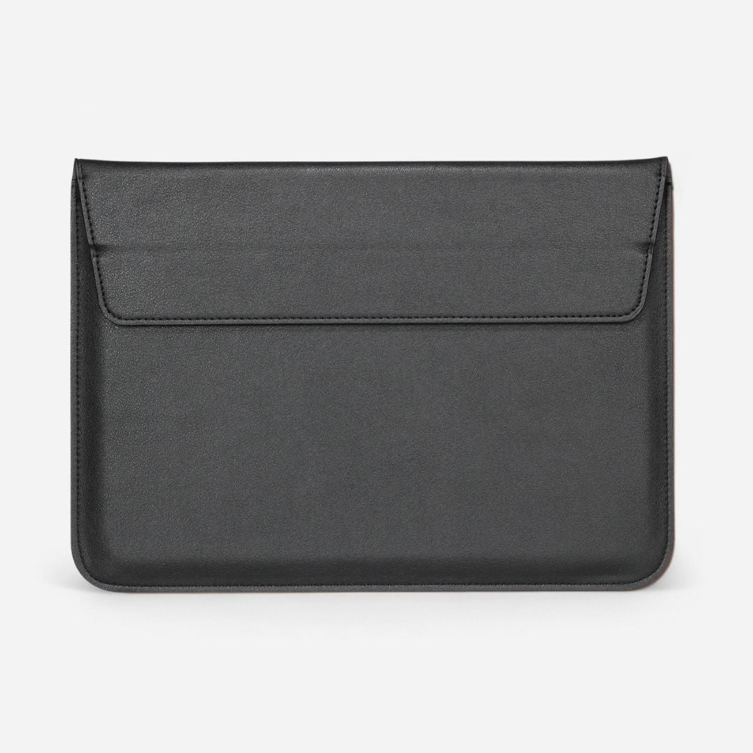 VIKA Flache Laptop - Hülle für MacBook & Notebooks - Laptophüllen - Deep Black - Kuratist