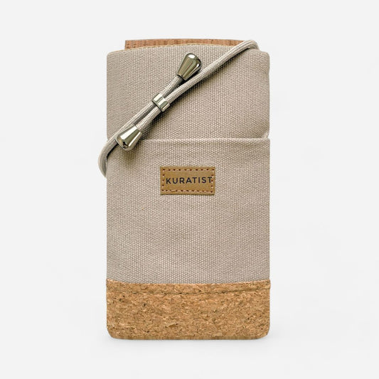 NELA Handy Umhängetasche - Handytasche zum Umhängen - Teal Cork - Kuratist
