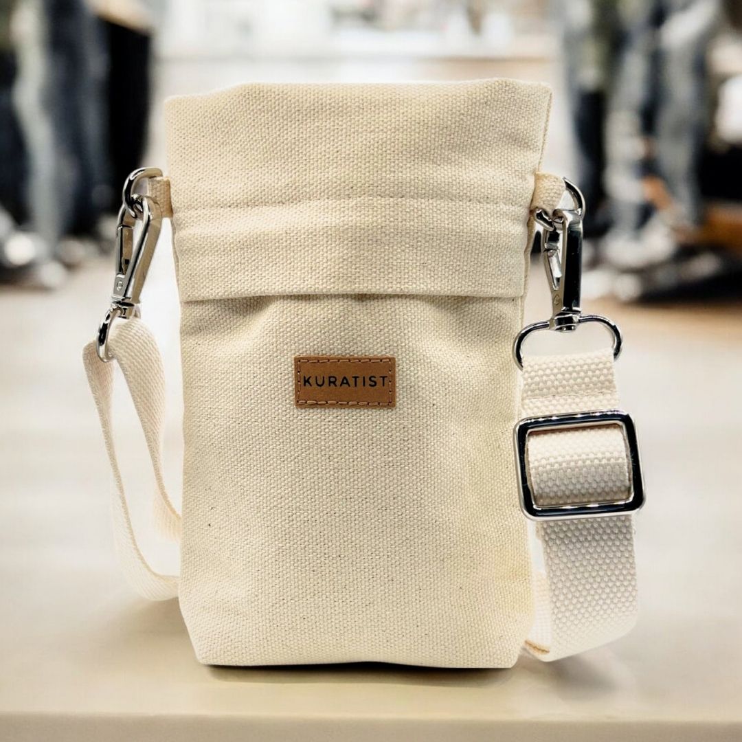 GRETJE MINI Handy Umhängetasche - Umhängetaschen - Natural - Kuratist