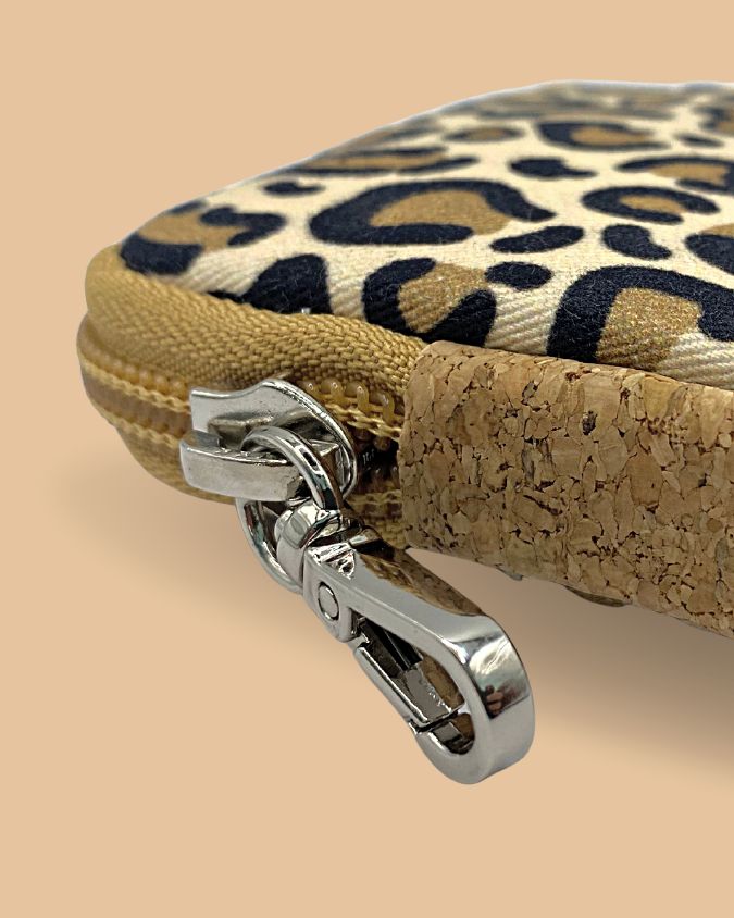 Airpods Pro Case Cheetah Print Animal Zipper Pouch 