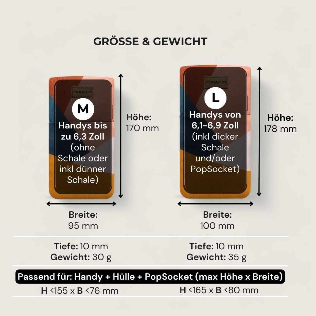 5er Handytaschen - Set – 50% Rabatt - Handytaschen - AHOI Orange Pinks (M 6,3") - Kuratist