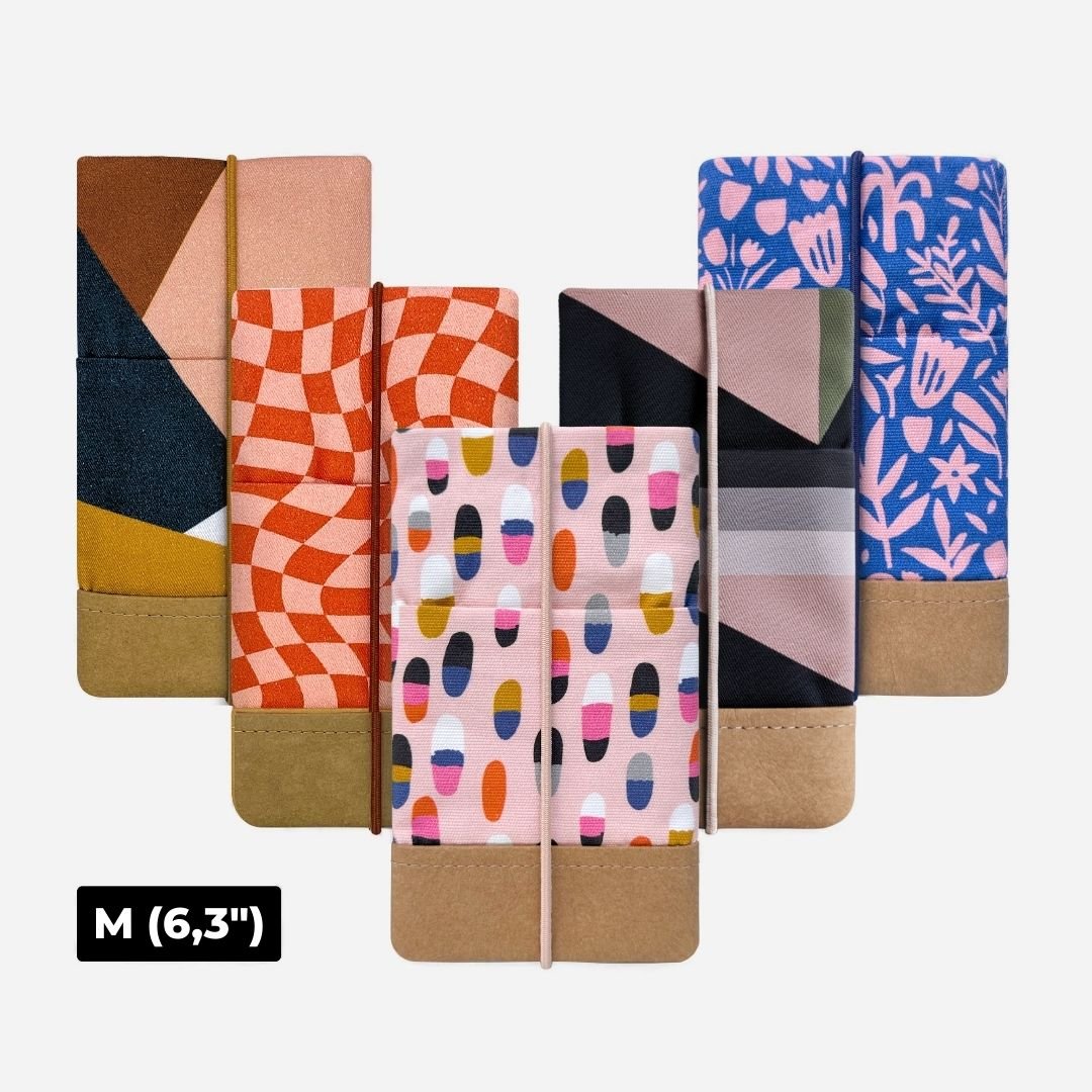 5er Handytaschen - Set – 50% Rabatt - Handytaschen - MOIN Orange Pinks II (M 9,3") - Kuratist