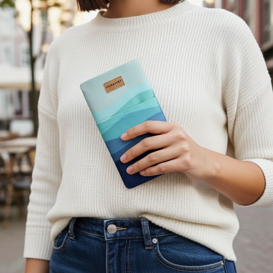 5er Handytaschen - Set – 50% Rabatt - Handytaschen - AHOI Blue Greens (L 6,9") - Kuratist