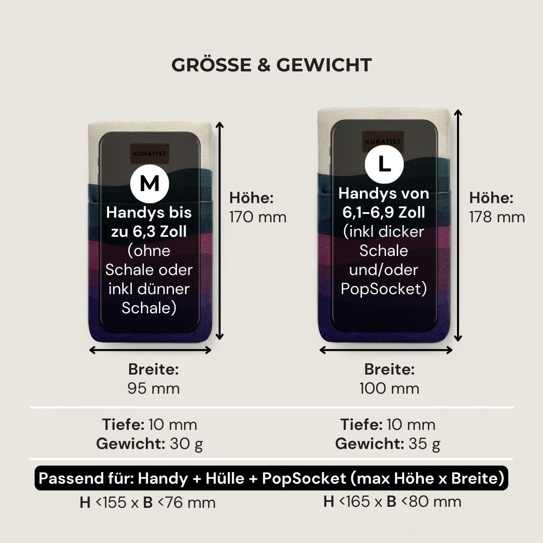 5er Handytaschen - Set – 50% Rabatt - Handytaschen - AHOI Pink Purples (M 6,3") - Kuratist