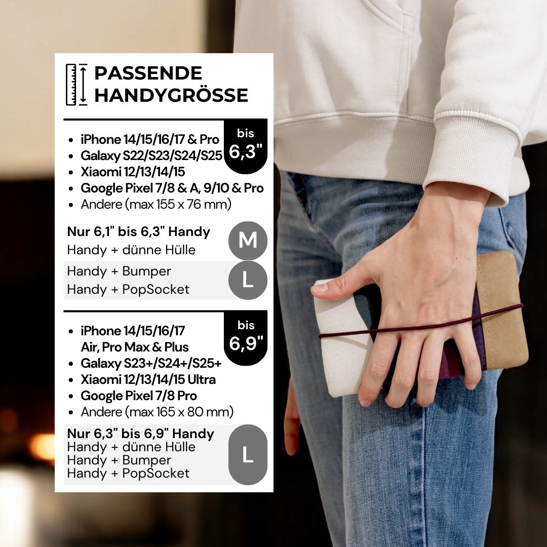 5er Handytaschen - Set – 50% Rabatt - Handytaschen - MOIN Navy Greens (M 6,3") - Kuratist