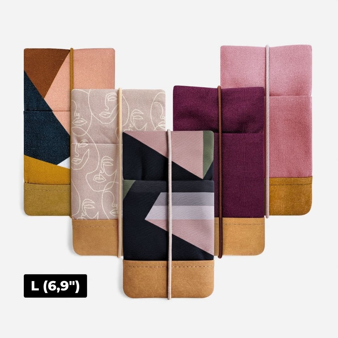 5er Handytaschen - Set – 50% Rabatt - Handytaschen - MOIN Orange Pinks (L 9,6") - Kuratist