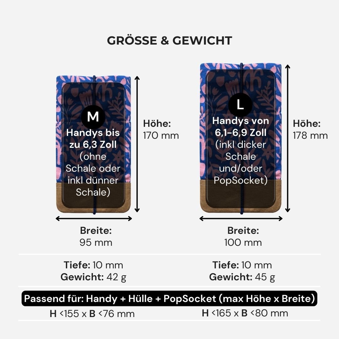 5er Handytaschen - Set – 50% Rabatt - Handytaschen - MOIN Pinks (M 6,3") - Kuratist