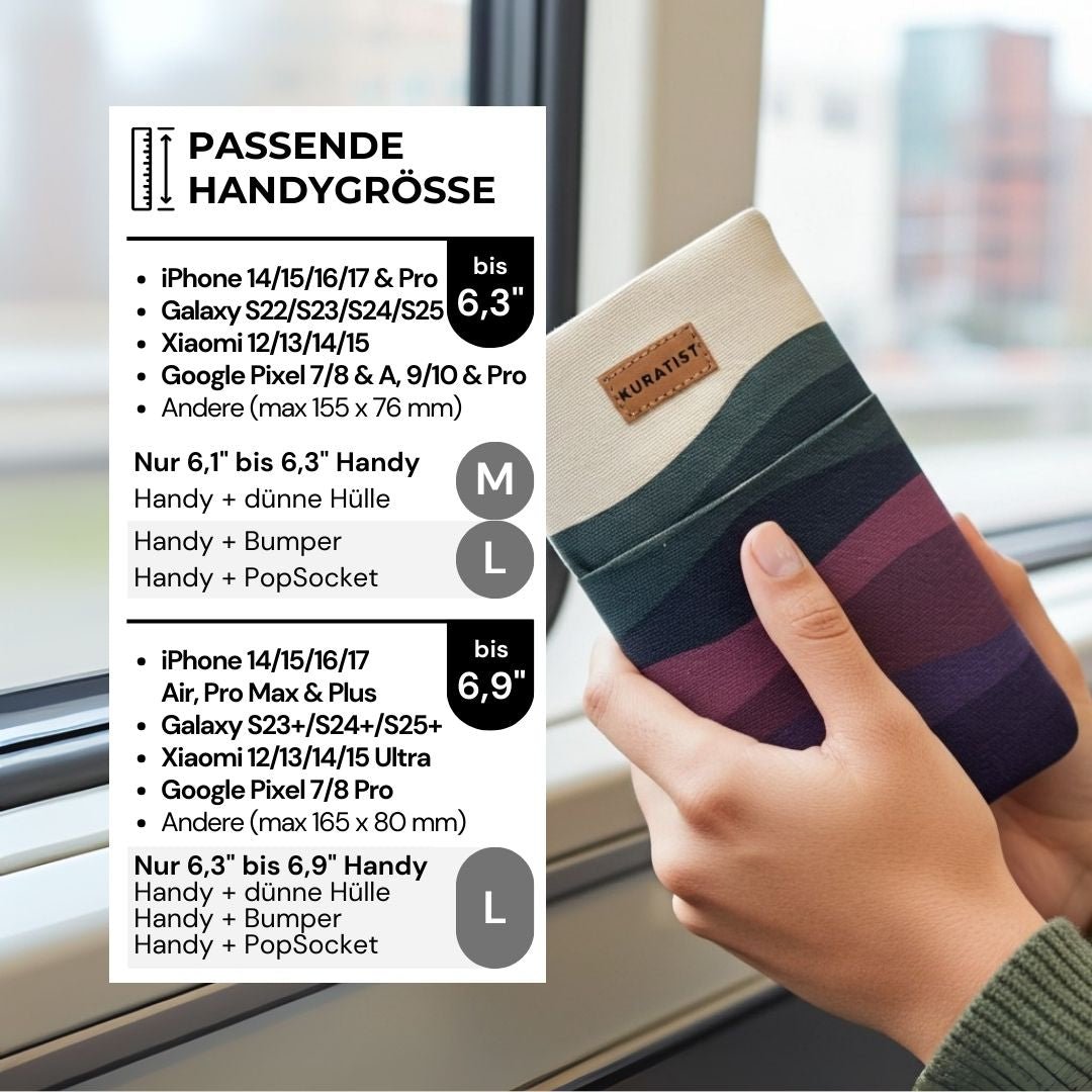 5er Handytaschen - Set – 50% Rabatt - Handytaschen - AHOI Pink Purples (M 6,3") - Kuratist