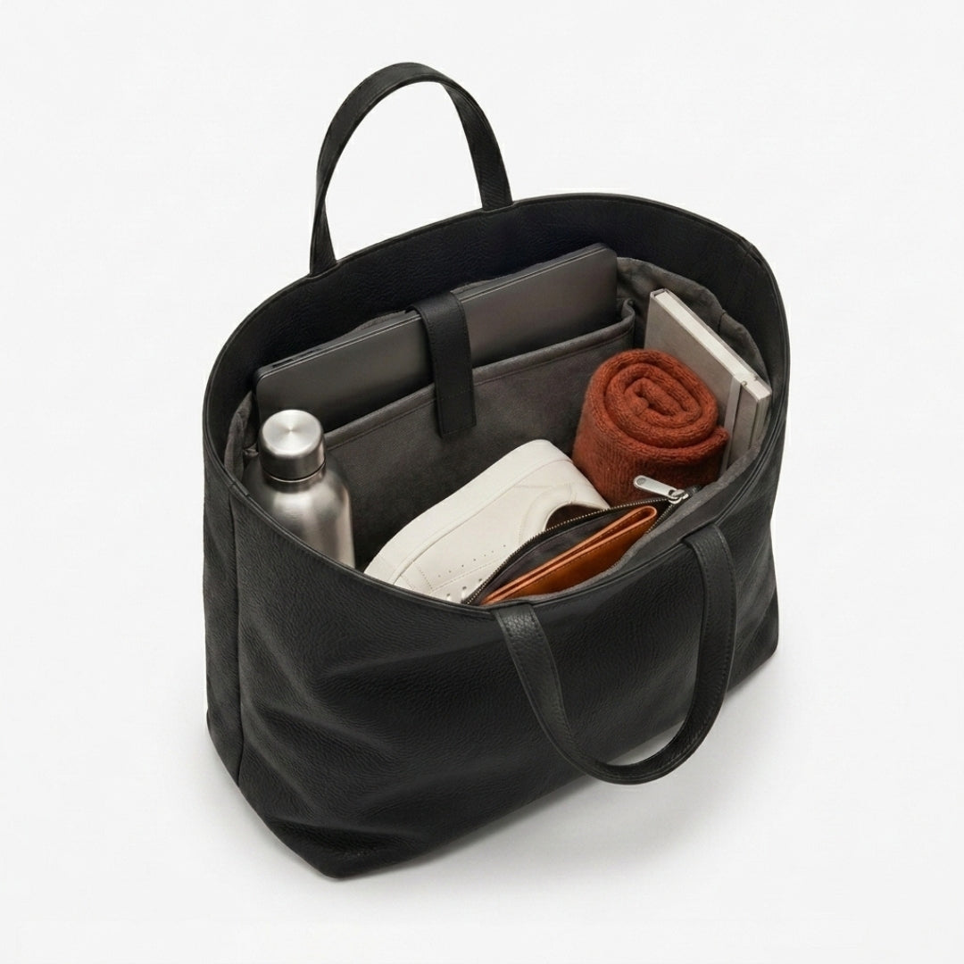 ELIN XXL Veganer Shopper mit Laptopfach