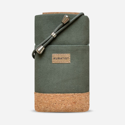 NELA Handy Umhängetasche - Handytasche zum Umhängen - Teal Cork - Kuratist