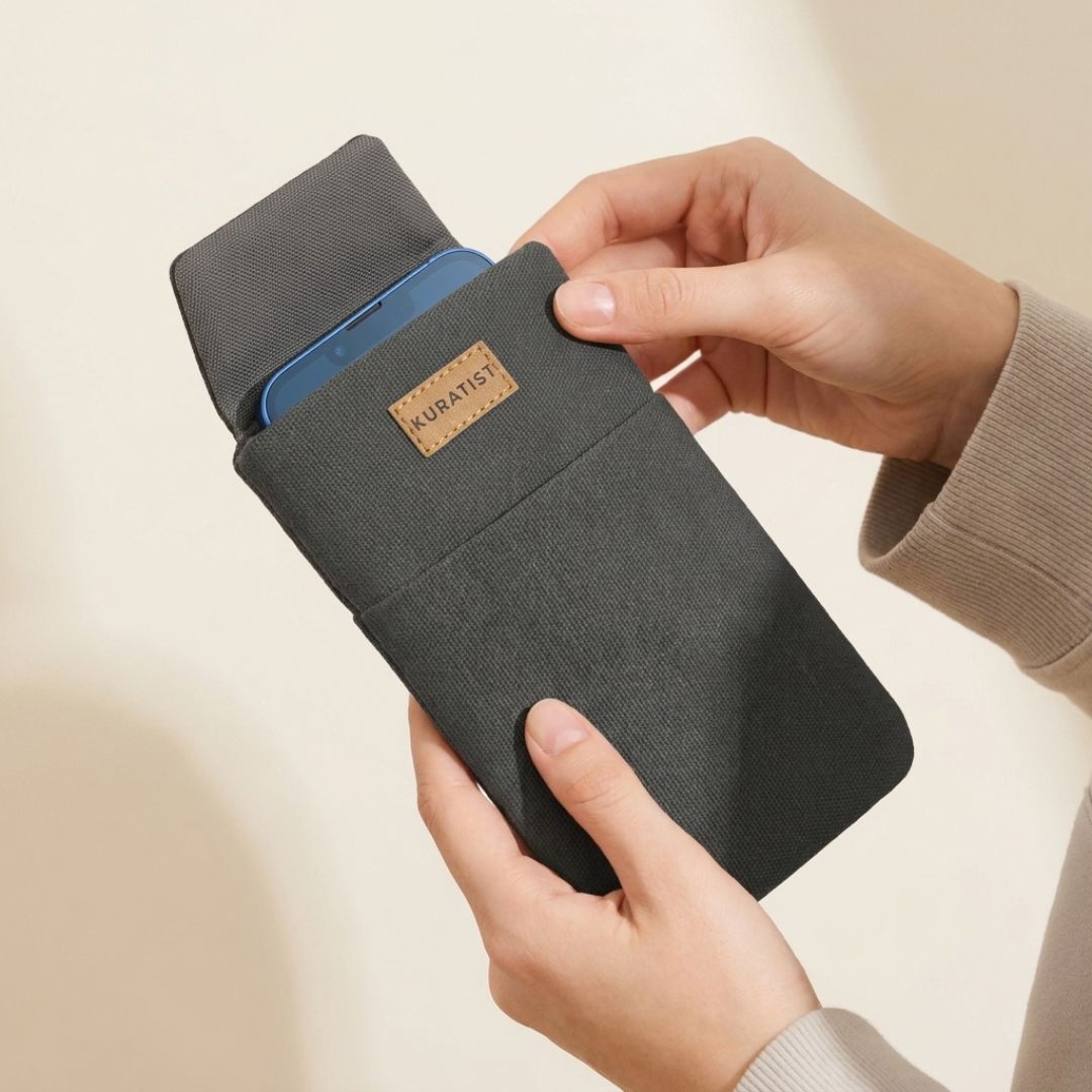 AHOI Handytasche - Handytaschen - Warm Charcoal - Kuratist