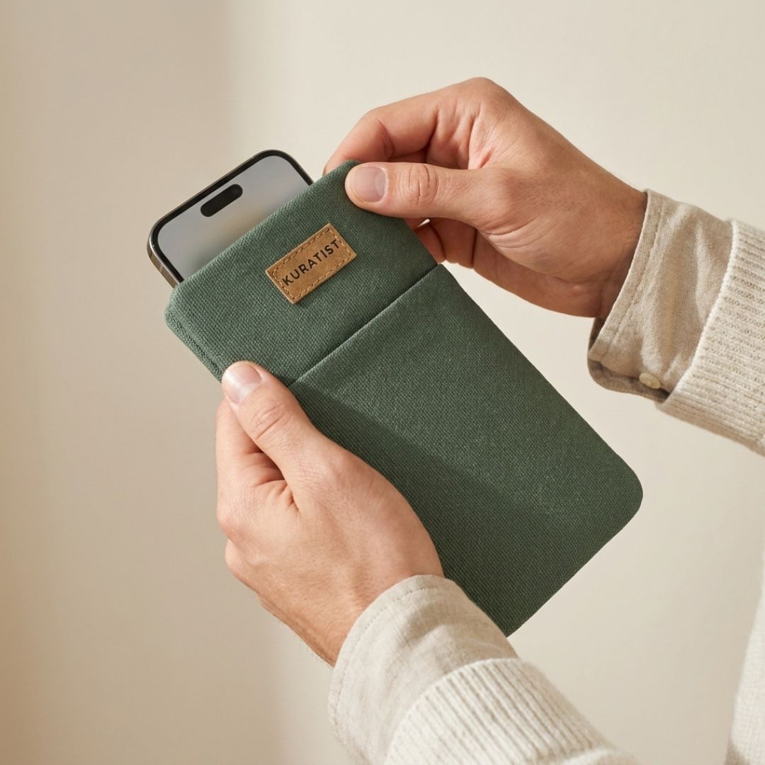 AHOI Handytasche - Handytaschen - Pine - Kuratist