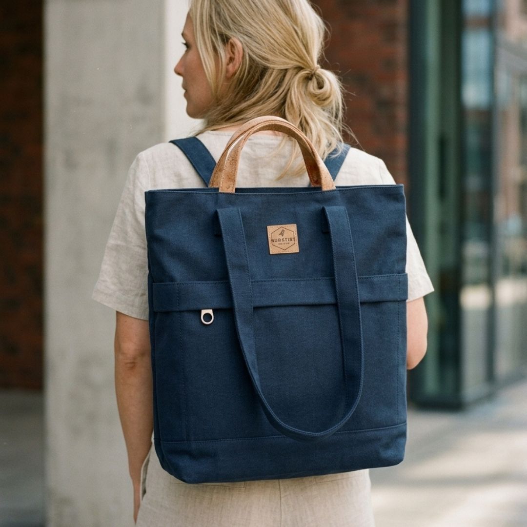 DEERN Totepack - Taschen - Evening Blue Cork - Kuratist