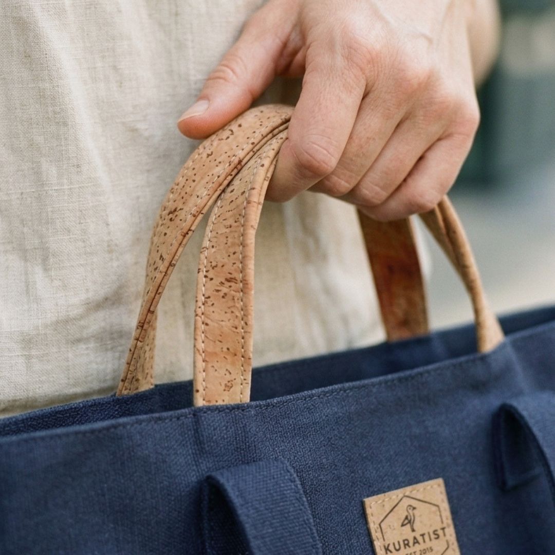 DEERN Totepack - Taschen - Evening Blue Cork - Kuratist